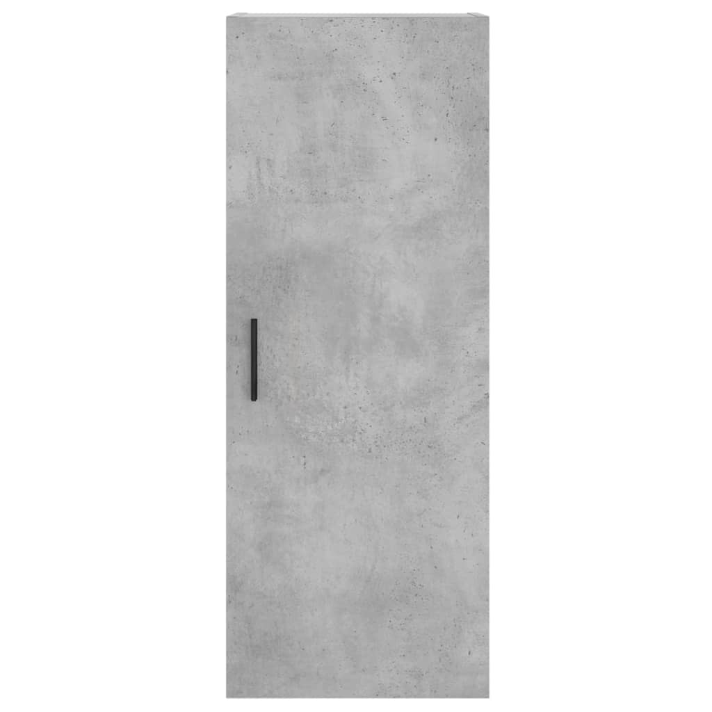 Veggskap Betonggrå 69,5x34x90 cm