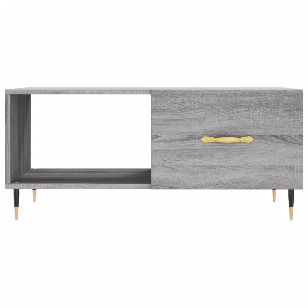 Salongbord Sofabord Sonoma Grå 90x50x40 cm