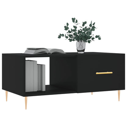 Salongbord Sofabord Svart 90x50x40 cm