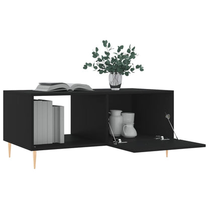 Salongbord Sofabord Svart 90x50x40 cm