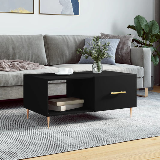 Salongbord Sofabord Svart 90x50x40 cm