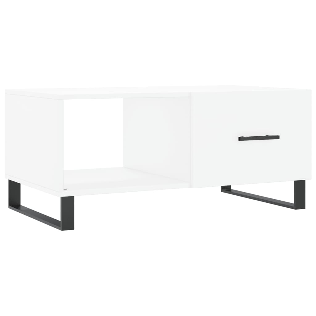 Salongbord Sofabord Hvit 90x50x40 cm