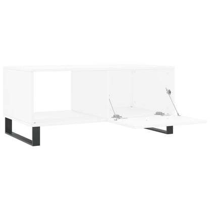 Salongbord Sofabord Hvit 90x50x40 cm