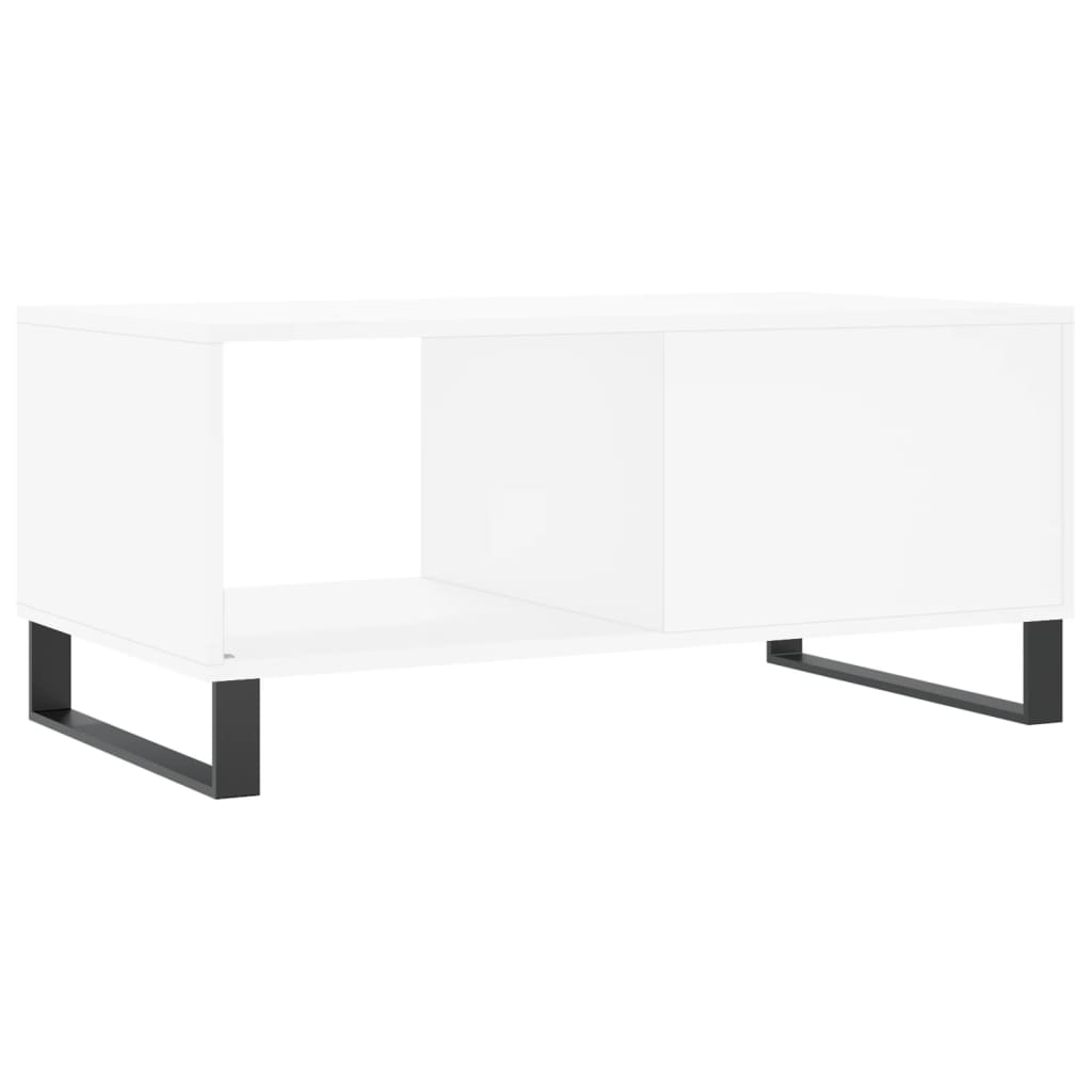 Salongbord Sofabord Hvit 90x50x40 cm