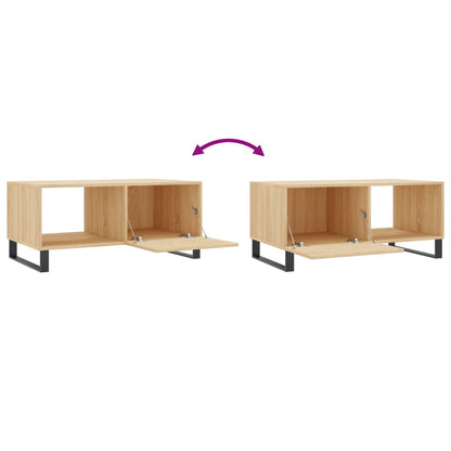 Salongbord Sofabord Sonoma Eik 90x50x40 cm