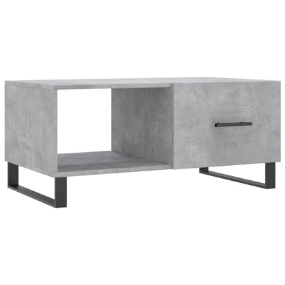 Salongbord Sofabord Betonggrå 90x50x40 cm