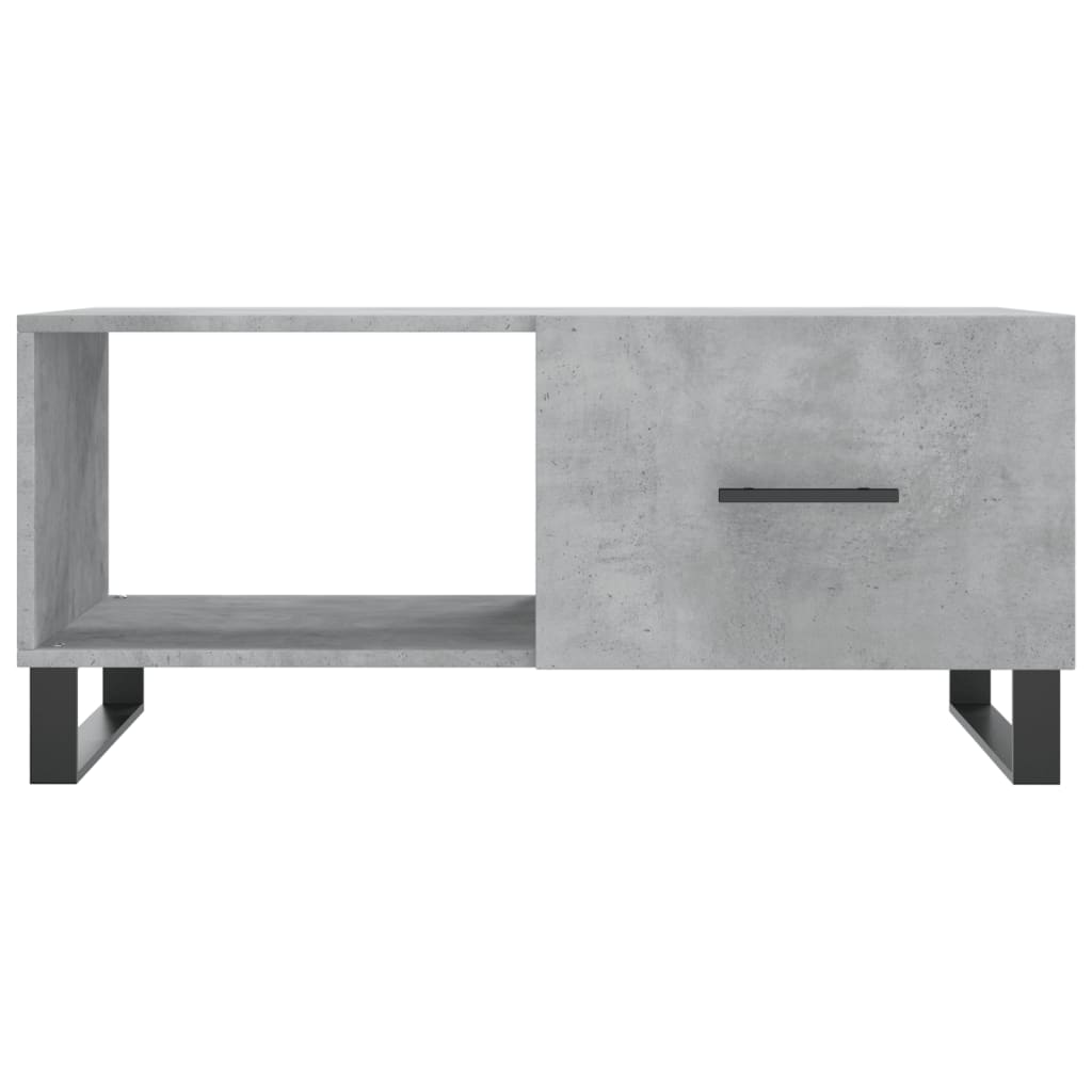 Salongbord Sofabord Betonggrå 90x50x40 cm