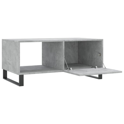Salongbord Sofabord Betonggrå 90x50x40 cm