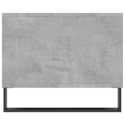 Salongbord Sofabord Betonggrå 90x50x40 cm