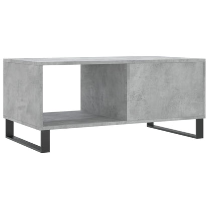 Salongbord Sofabord Betonggrå 90x50x40 cm