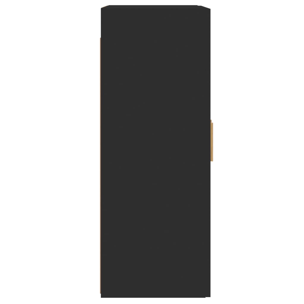 Veggskap Svart 2 stk