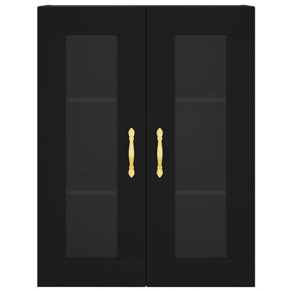 Veggskap Svart 2 stk