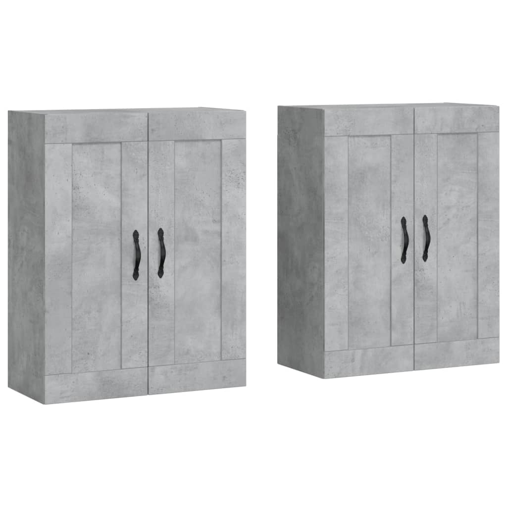 Veggskap Betonggrå 2 stk