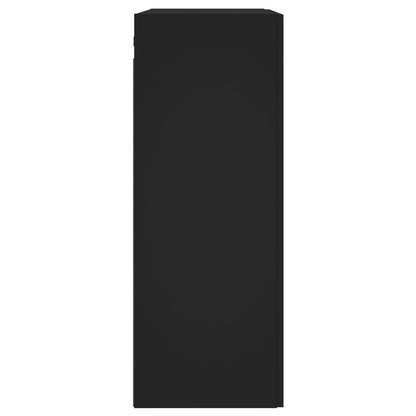 Veggskap Svart 2 stk