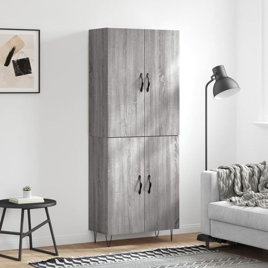Skap Sonoma Grå 69,5x34x180 cm
