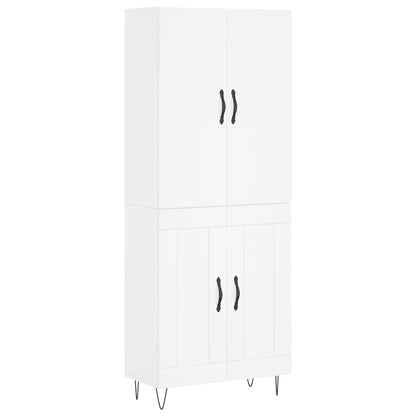 Skap Hvit 69,5x34x180 cm