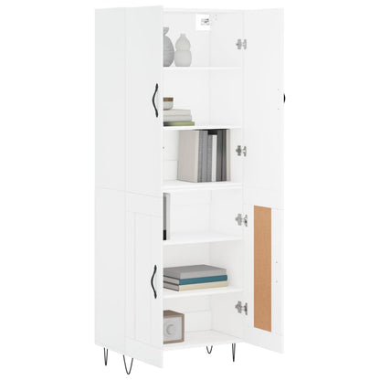 Skap Hvit 69,5x34x180 cm