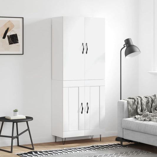 Skap Hvit 69,5x34x180 cm