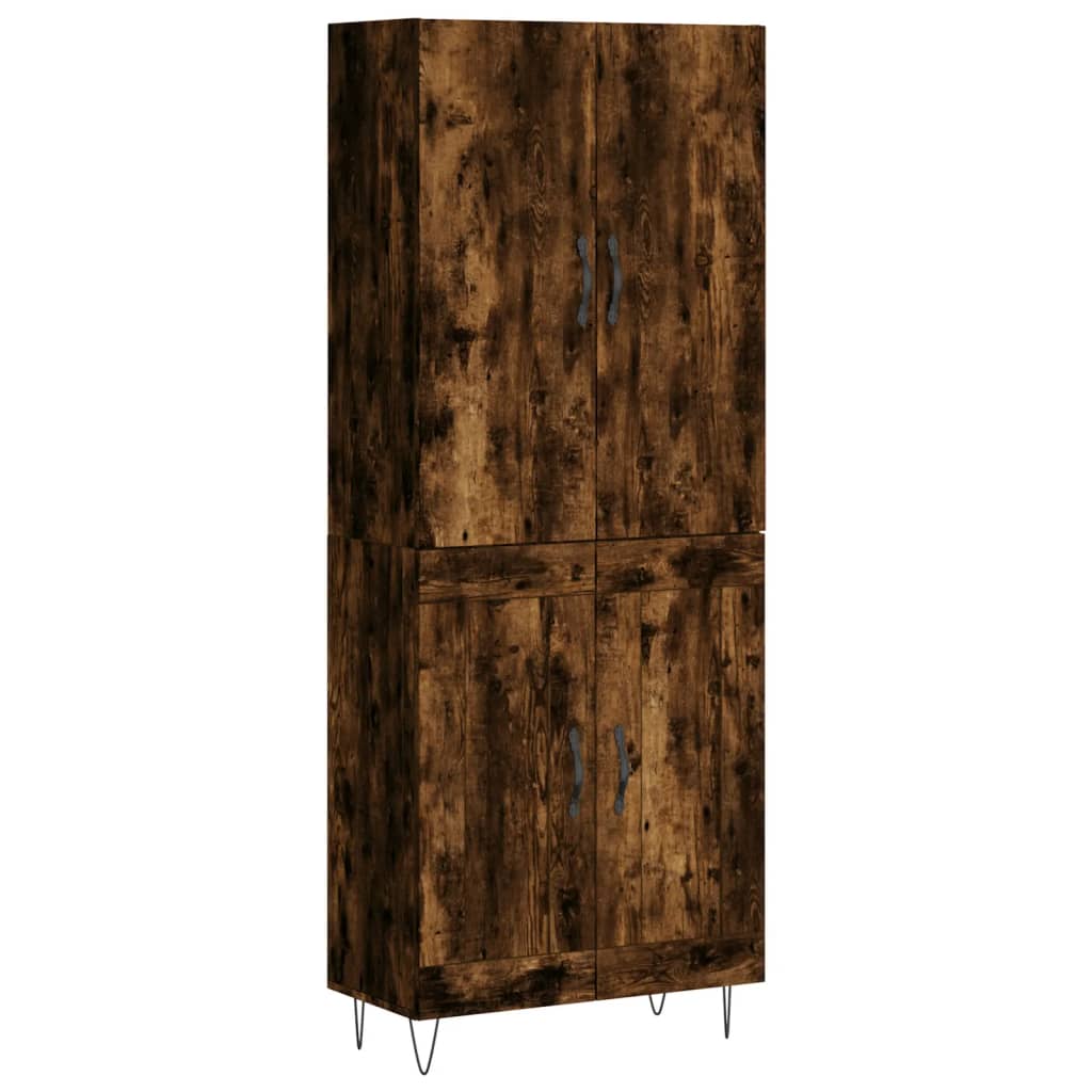 Skap Røkt Eik 69,5x34x180 cm