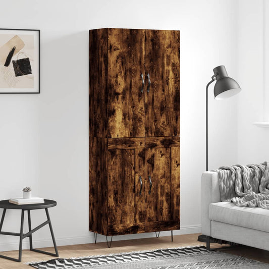 Skap Røkt Eik 69,5x34x180 cm