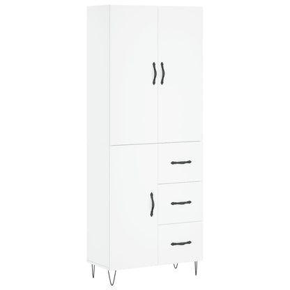 Skap Hvit 69,5x34x180 cm