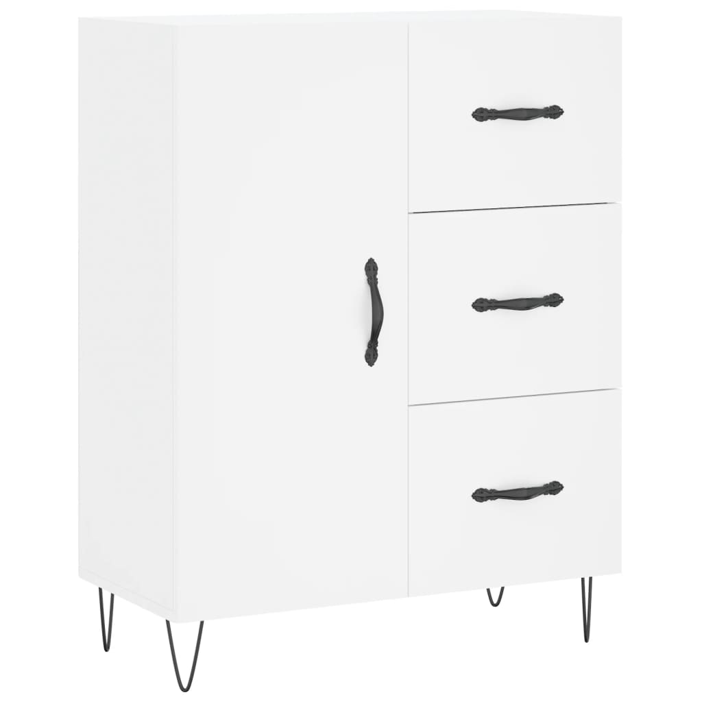 Skap Hvit 69,5x34x180 cm