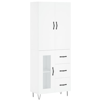 Skap Hvit 69,5x34x180 cm