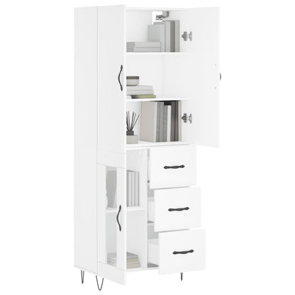 Skap Hvit 69,5x34x180 cm