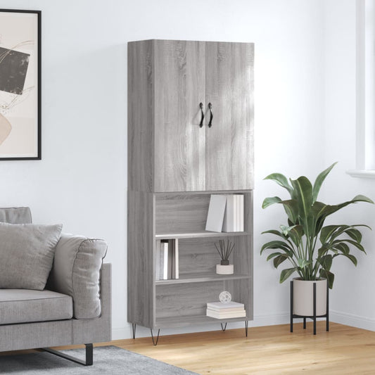 Skap Sonoma Grå 69,5x34x180 cm