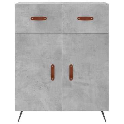 Skap Betonggrå 69,5x34x180 cm