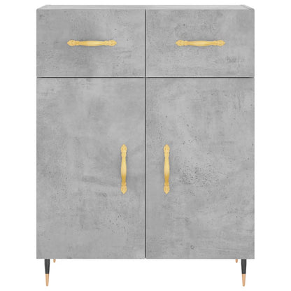 Skap Betonggrå 69,5x34x180 cm