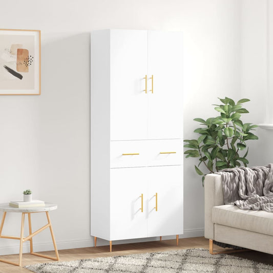Skap Hvit 69,5x34x180 cm