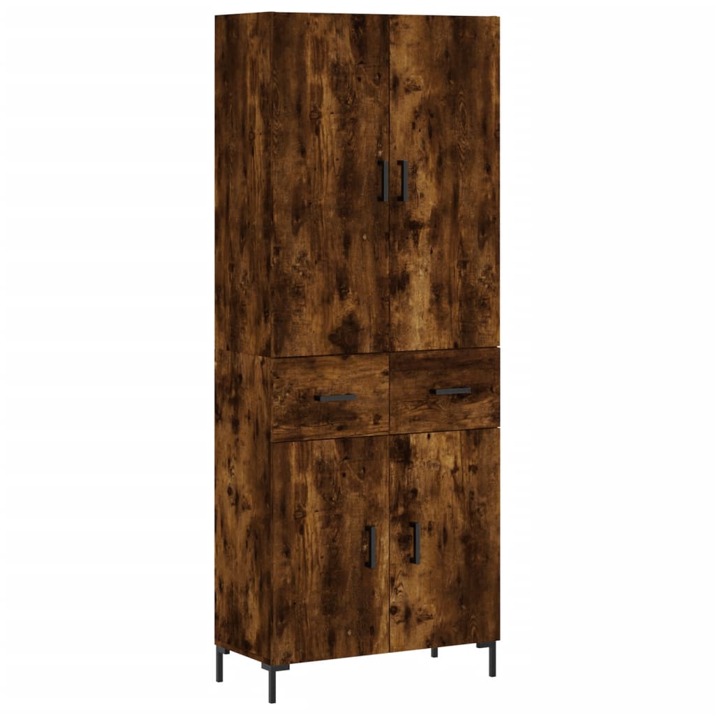 Skap Røkt Eik 69,5x34x180 cm