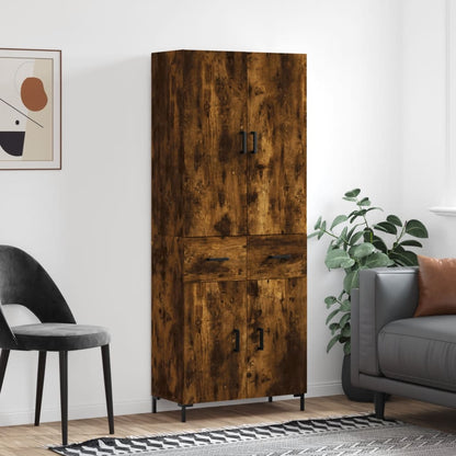 Skap Røkt Eik 69,5x34x180 cm
