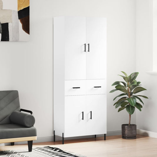 Skap Hvit 69,5x34x180 cm