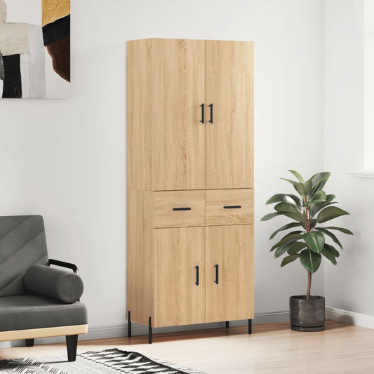 Skap Sonoma Eik 69,5x34x180 cm