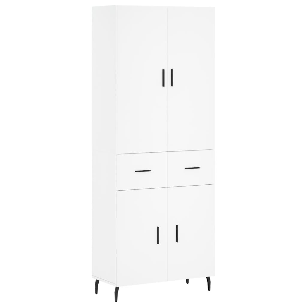 Skap Hvit 69,5x34x180 cm