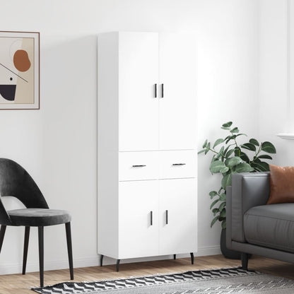 Skap Hvit 69,5x34x180 cm
