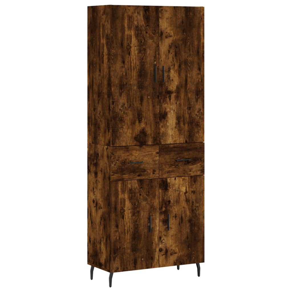Skap Røkt Eik 69,5x34x180 cm