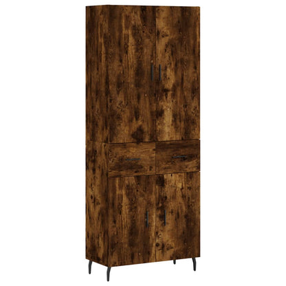 Skap Røkt Eik 69,5x34x180 cm