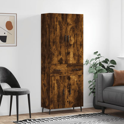 Skap Røkt Eik 69,5x34x180 cm