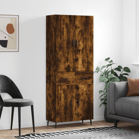 Skap Røkt Eik 69,5x34x180 cm