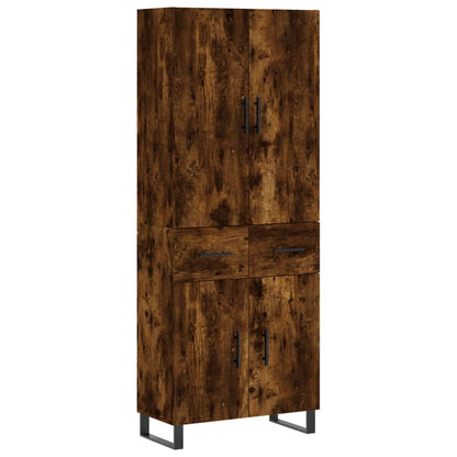 Skap Røkt Eik 69,5x34x180 cm