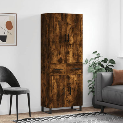 Skap Røkt Eik 69,5x34x180 cm