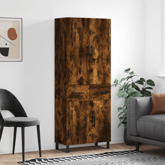 Skap Røkt Eik 69,5x34x180 cm