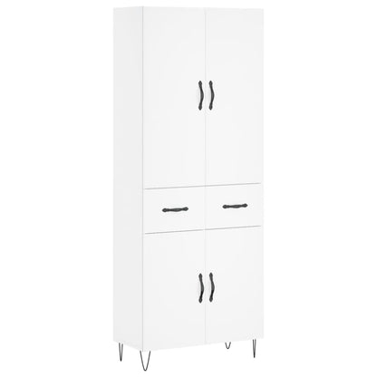 Skap Hvit 69,5x34x180 cm