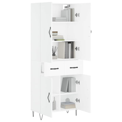 Skap Hvit 69,5x34x180 cm