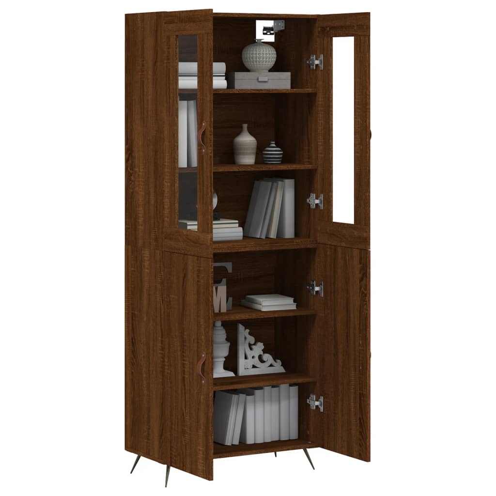 Skap Brun Eik 69,5x34x180 cm