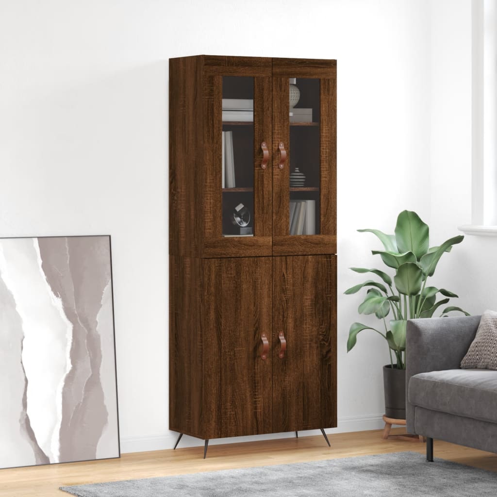 Skap Brun Eik 69,5x34x180 cm