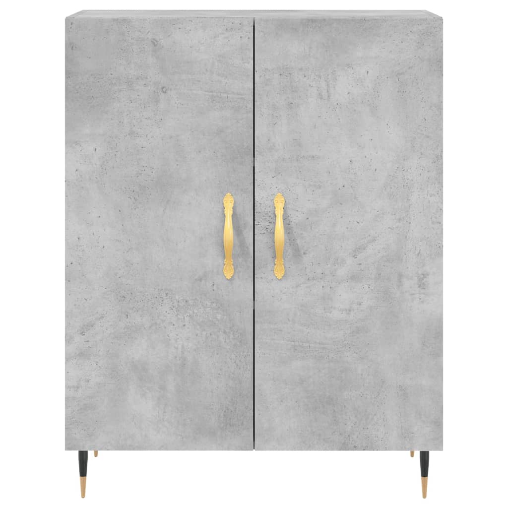 Skap Betonggrå 69,5x34x180 cm